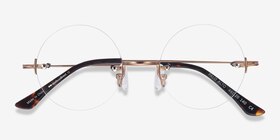 Palo Alto Doré Métal Montures de lunettes de vue d'EyeBuyDirect, Vue Rapprochée
