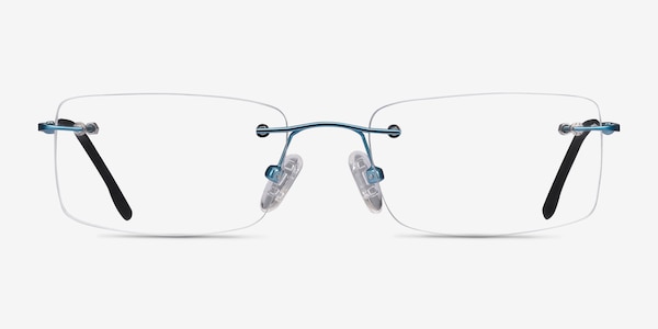 Woodrow Bleu Métal Montures de lunettes de vue
