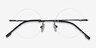 Altus Black MetalEyeglass Frames from EyeBuyDirect, Closed View