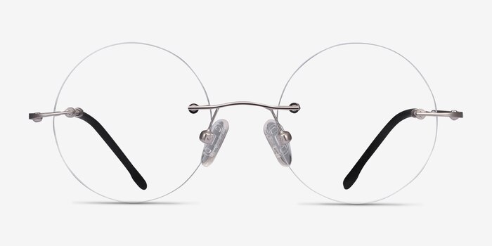 Altus Silver Metal Eyeglass Frames from EyeBuyDirect