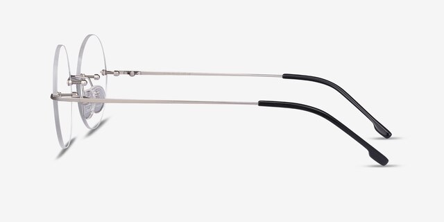 Altus Argenté MétalMontures de lunettes de vue d'EyeBuyDirect, Vue de Côté