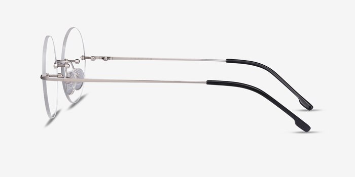 Altus Argenté Métal Montures de lunettes de vue d'EyeBuyDirect