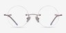 Altus Or rose MétalMontures de lunettes de vue d'EyeBuyDirect, Vue de Face