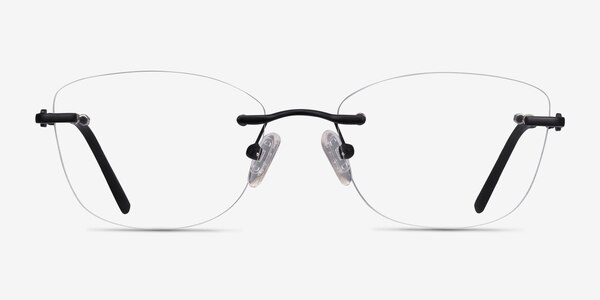 Vince Noir Métal Montures de lunettes de vue