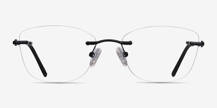 Vince Noir Métal Montures de lunettes de vue d'EyeBuyDirect