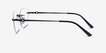 Vince Black MetalEyeglass Frames from EyeBuyDirect, Side View
