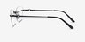 Vince Black MetalEyeglass Frames from EyeBuyDirect, Side View