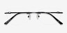 Vince Black MetalEyeglass Frames from EyeBuyDirect, Closed View