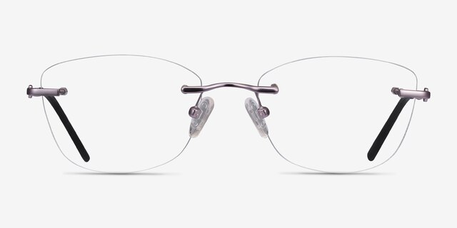 Vince Light Purple MetalEyeglass Frames from EyeBuyDirect, Front View