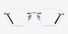 Vince Light Purple MetalEyeglass Frames from EyeBuyDirect, Front View