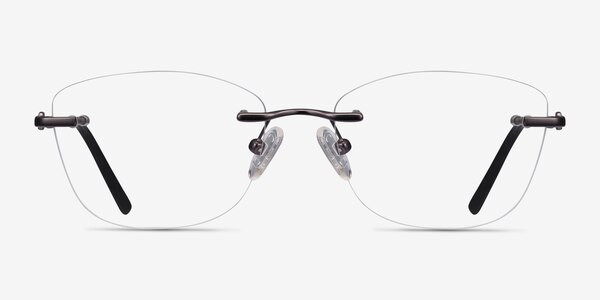 Vince Gunmetal Metal Eyeglass Frames