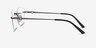 Vince Gunmetal MétalMontures de lunettes de vue d'EyeBuyDirect, Vue de Côté
