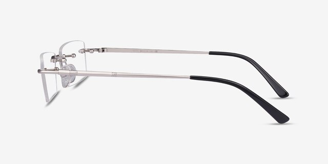 Regis Silver MetalEyeglass Frames from EyeBuyDirect, Side View
