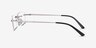 Regis Silver MetalEyeglass Frames from EyeBuyDirect, Side View