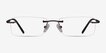 Regis Brown MetalEyeglass Frames from EyeBuyDirect, Front View