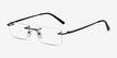 Regis Brown MetalEyeglass Frames from EyeBuyDirect, Angle View