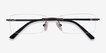 Regis Brown MetalEyeglass Frames from EyeBuyDirect, Closed View