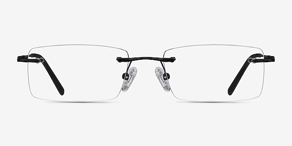 Earl Black Metal Eyeglass Frames