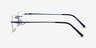 Earl Navy MetalEyeglass Frames from EyeBuyDirect, Side View