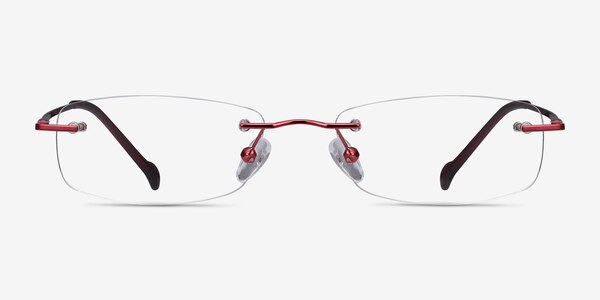 Lithe Cinnamon Red Metal Eyeglass Frames