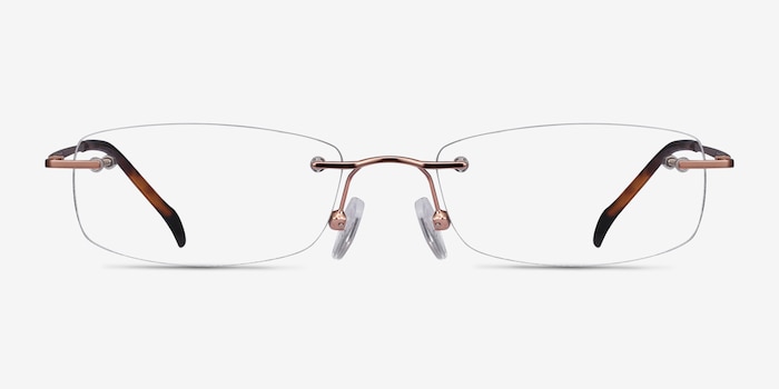 Lithe Rose Gold Metal Eyeglass Frames from EyeBuyDirect