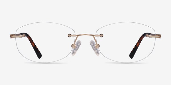 Athena Gold Metal Eyeglass Frames