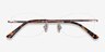 Athena Or rose MétalMontures de lunettes de vue d'EyeBuyDirect, Vue Rapprochée