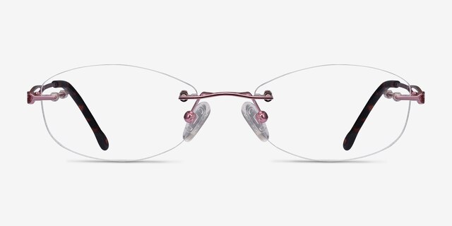 Create Purple MetalEyeglass Frames from EyeBuyDirect, Front View