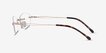 Create Gold MetalEyeglass Frames from EyeBuyDirect, Side View