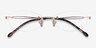Create Doré MétalMontures de lunettes de vue d'EyeBuyDirect, Vue Rapprochée