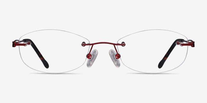 Create Burgundy Metal Eyeglass Frames from EyeBuyDirect