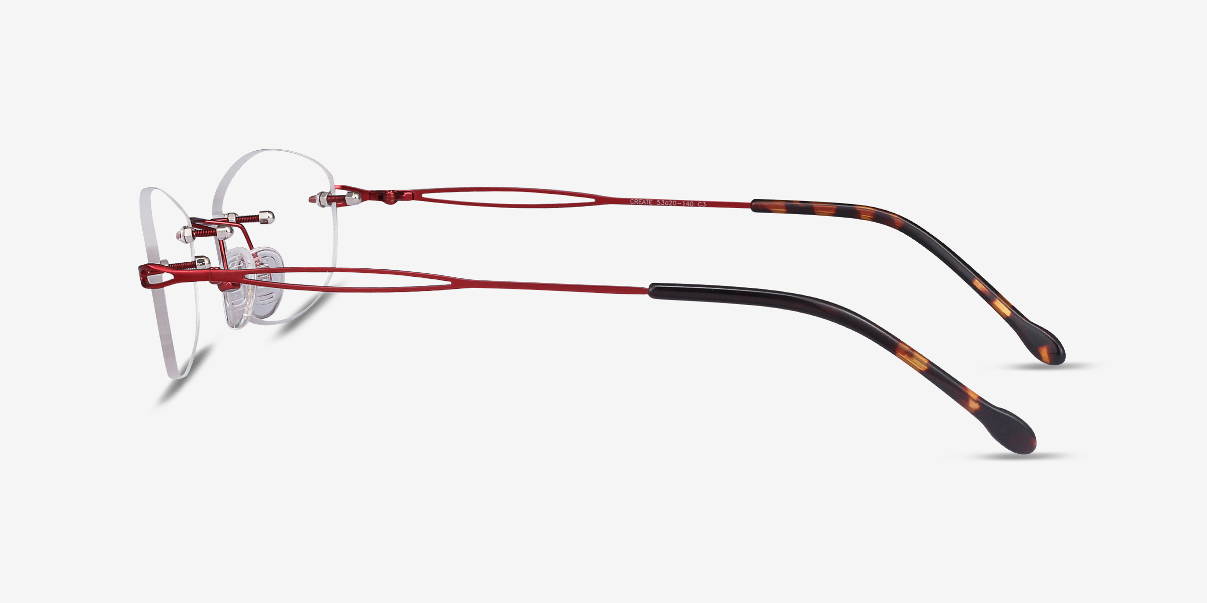 Create IntricatelyDetailed Red Frames Eyebuydirect