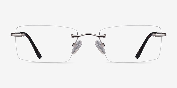 Enterprise Silver Metal Eyeglass Frames