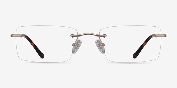Enterprise Gold Metal Eyeglass Frames