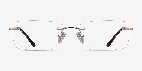 Enterprise Gold Metal Eyeglass Frames