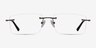 Evolve Bronze MetalEyeglass Frames from EyeBuyDirect, Front View