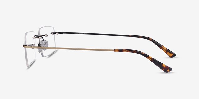 Evolve Bronze MetalEyeglass Frames from EyeBuyDirect, Side View