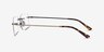 Evolve Bronze MetalEyeglass Frames from EyeBuyDirect, Side View