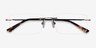 Evolve Bronze MetalEyeglass Frames from EyeBuyDirect, Closed View