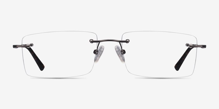 Evolve Gunmetal Metal Eyeglass Frames from EyeBuyDirect