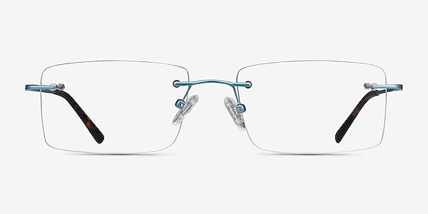 Evolve Blue Metal Eyeglass Frames