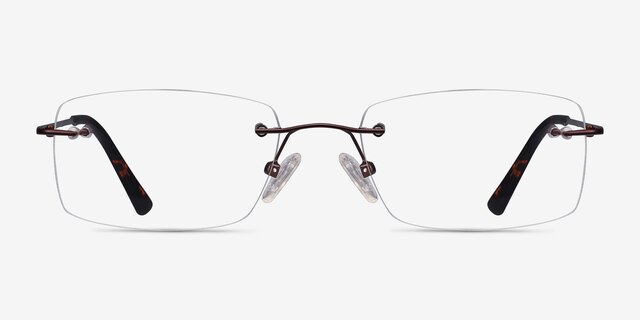 Forge Coffee MetalEyeglass Frames from EyeBuyDirect, Front View