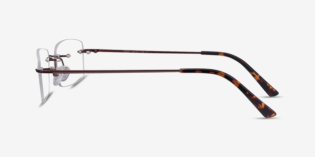 Forge Coffee MetalEyeglass Frames from EyeBuyDirect, Side View