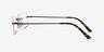 Forge Coffee MetalEyeglass Frames from EyeBuyDirect, Side View