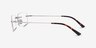 Forge Silver MetalEyeglass Frames from EyeBuyDirect, Side View