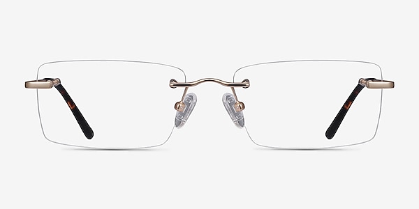 Bold Doré Métal Montures de lunettes de vue