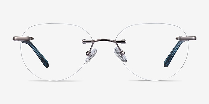 Feel Silver Metal Eyeglass Frames