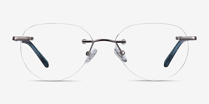 Feel Silver Metal Eyeglass Frames from EyeBuyDirect