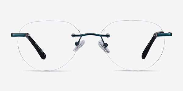 Feel Navy Metal Eyeglass Frames