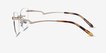 Harmony Matte Gold MetalEyeglass Frames from EyeBuyDirect, Side View